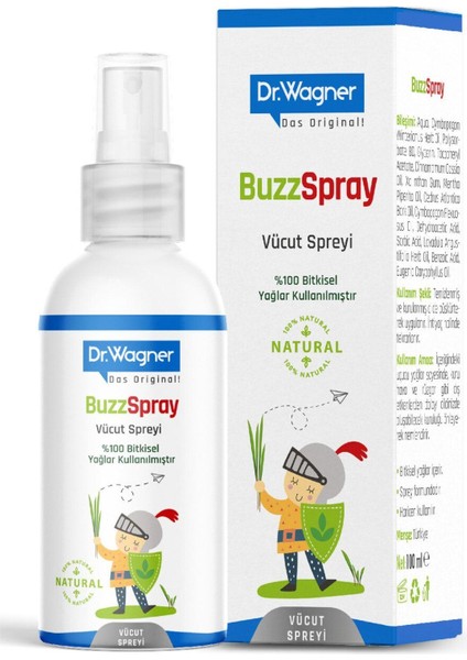 Dr. Wagner Buzzspray Vücut Spreyi 100 ml 2 Adet