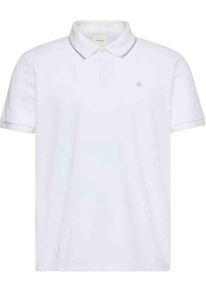 Erkek Regular Fit Kısa Kollu Polo Yaka T-Shirt - Beyaz