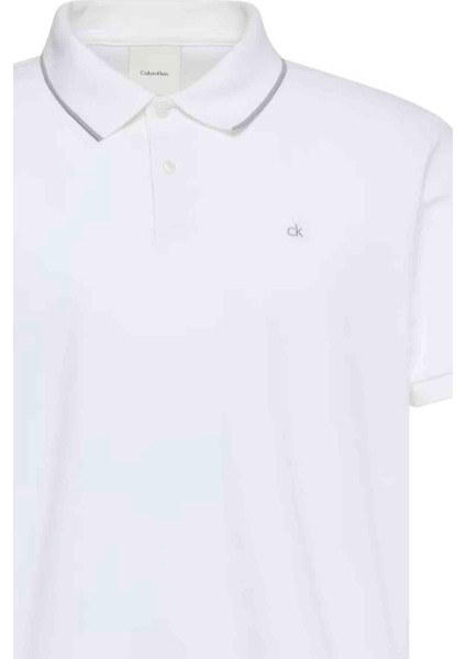 Erkek Regular Fit Kısa Kollu Polo Yaka T-Shirt - Beyaz fiyatları
