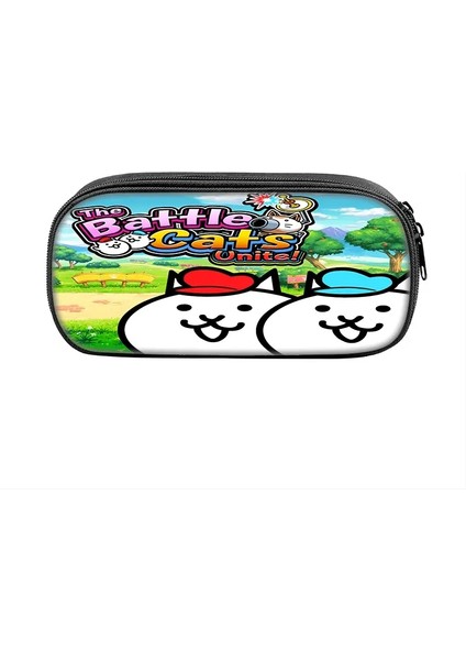 Battle Cats 3pcs Set Sırt Çantası 40CM/15.7 Inç Dalı Okul Çantaları Omuz Çantası Kalem Kılıfları Erkek Kızlar Için En Iyi Gifler Kitap Bagscolor: 29 (Yurt Dışından)