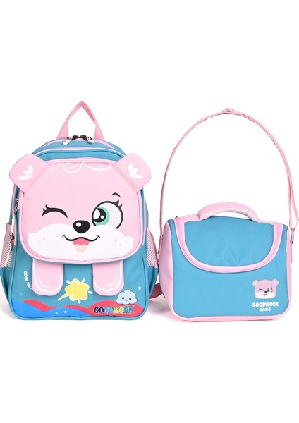 2'li Anaokulu ve 1. Sınıflar Için Okul ve Beslenme Çanta Seti – Sevimli Karakter Tasarımı fiyatları