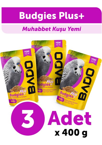 Muhabbet Kuş Yemi Vitaminli 400GR 3lü