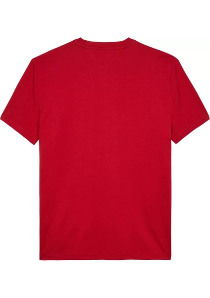 Erkek Tommy Dna Bayrak T-Shirt - Kırmızı fiyatları