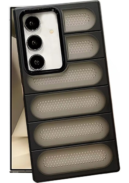 Samsung Galaxy S24 Plus Kılıf Airmax Silikon Kapak - Siyah Svlrs