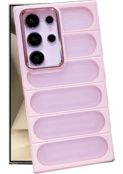 Samsung Galaxy S24 Ultra Kılıf Airmax Silikon Kapak - Pembe Svlrs