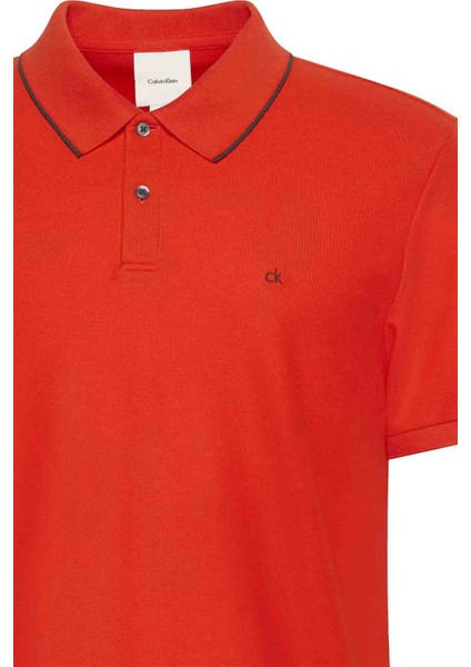 Erkek Regular Fit Kısa Kollu Polo Yaka T-Shirt - Kırmızı fiyatları
