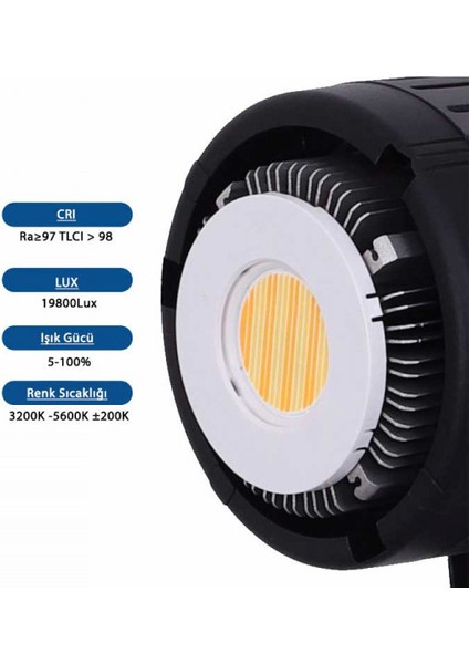 HD-120II C Bicolor 2'li Işık Seti 120W Video LED Işığı