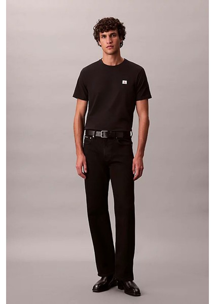 Erkek Ss BADGE30S Jersey Classic T-Shirt - Siyah modelleri