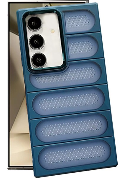 Samsung Galaxy S24 Plus Kılıf Airmax Silikon Kapak - Lacivert Svlrs