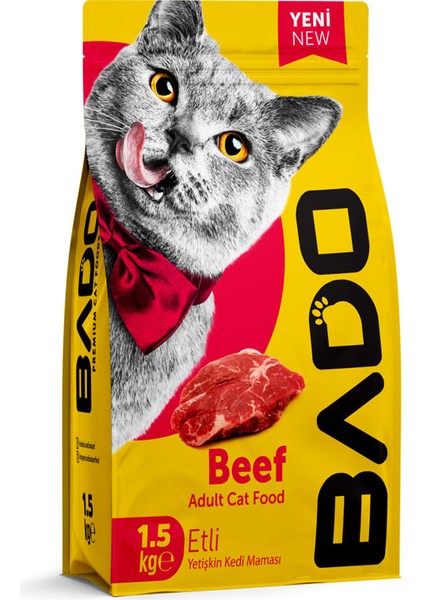 Yetişkin Kedi Maması Etli 1,5 kg