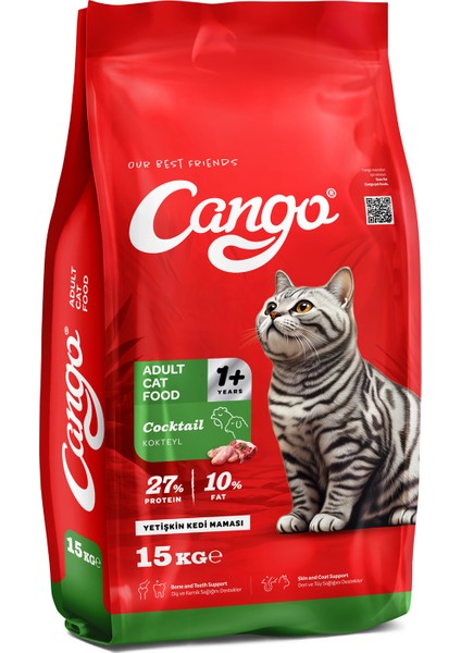 Yetişkin Kedi Maması Kokteyl 15KG fiyatları