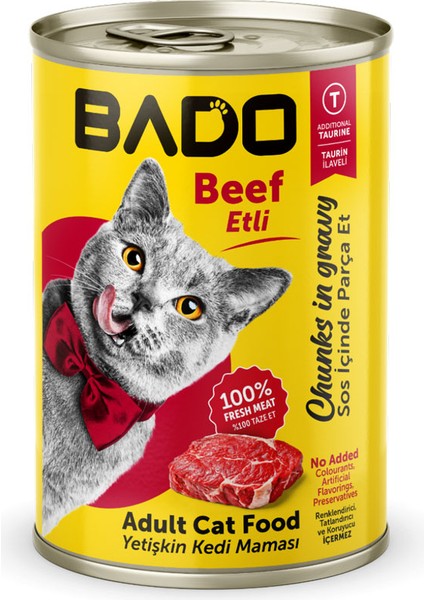 Yetişkin Kedi Maması Parça Etli 415 gr