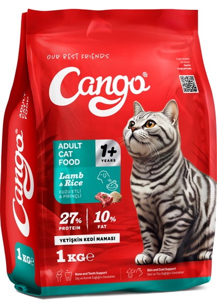 Yetişkin Kedi Maması Kuzu Etli 1KG fiyatları