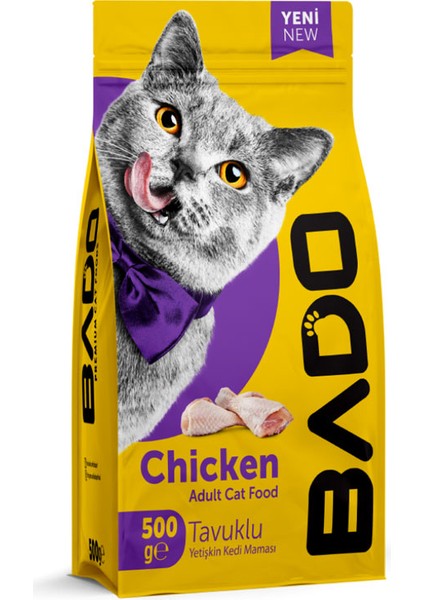 Kedi Maması Tavuk Etli 500 gr