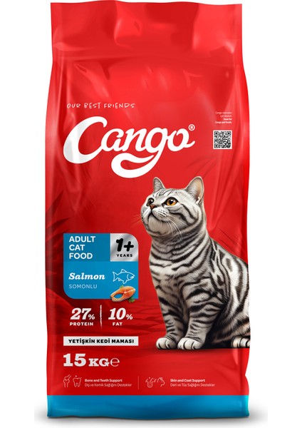 Yetişkin Kedi Maması Somonlu 15 kg