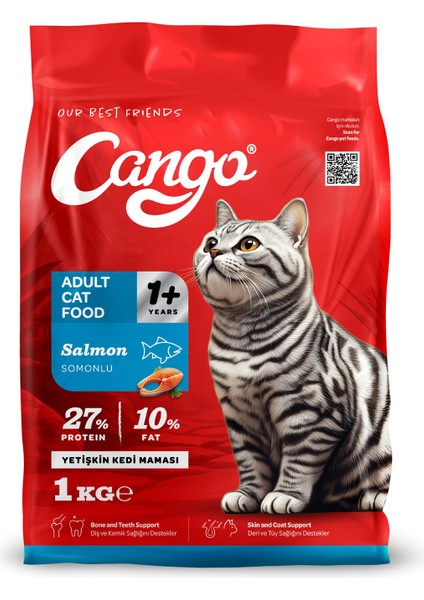 Yetişkin Kedi Maması Somonlu 1 Kg
