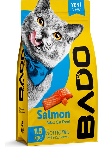 Kedi Maması Somon Balık Etli 1.5 kg