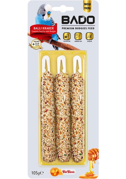 Ballı Kuş Krakeri 3'lü 105 gr