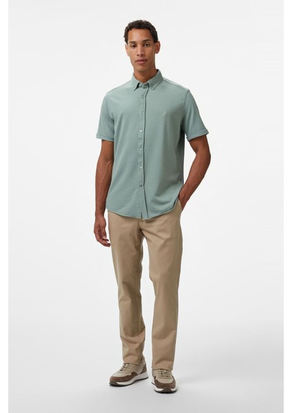 Erkek Classic Fit Gömlek - Yeşil modelleri