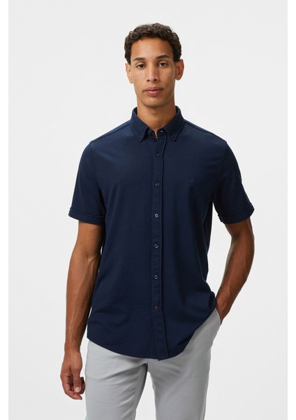 Erkek Classic Fit Gömlek - Lacivert