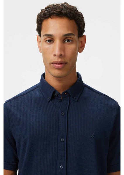 Erkek Classic Fit Gömlek - Lacivert fırsatları