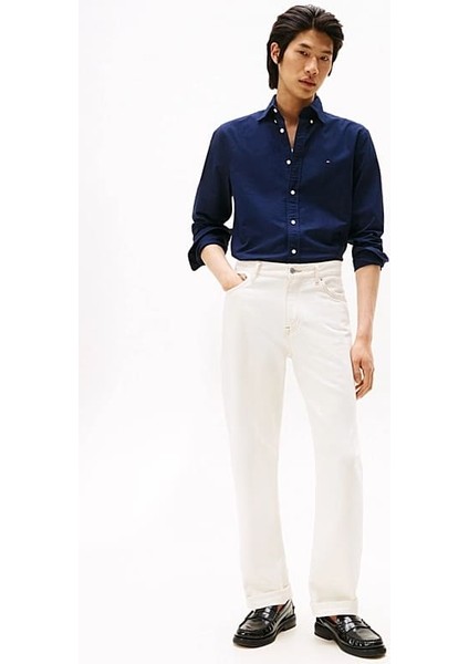 Erkek Düğmeli Yaka Oxford Gömlek – Lacivert fiyatları