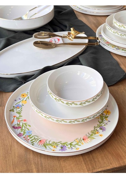 Yemek Takımı Modern Spring 59 Parça 12 Kişilik