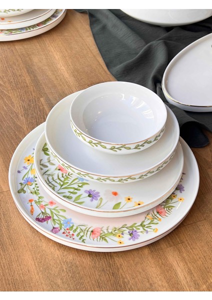 Yemek Takımı Modern Spring 59 Parça 12 Kişilik