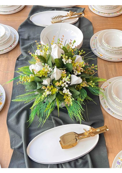 Yemek Takımı Modern Spring 59 Parça 12 Kişilik