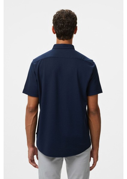 Erkek Classic Fit Gömlek - Lacivert