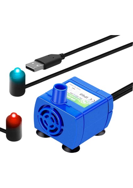 Su Pompası LED Işık Evcil Hayvan Çeşmesi Motoru, Içme Dağıtıcısı Için Kısa Süre ve Elektrik Kesintisi Uyarısı (Yurt Dışından)