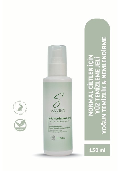 Normal Ciltler Için Yüz Temizleme Jeli - Yoğun Temizlik ve Nemlendirici Jel 150 ml