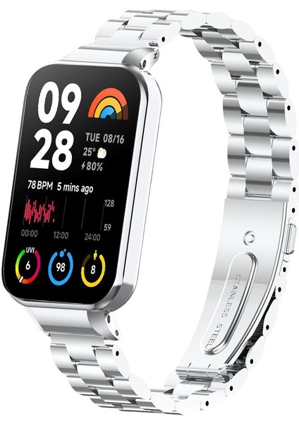 Xiaomi Mi Band 8 Pro Için Metal Kayış (Yurt Dışından)