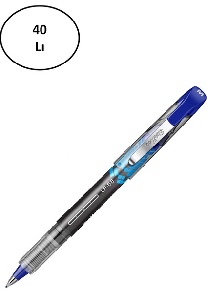 Scrikss Lp 68 Liquid Pen Mavi 40'lı fırsatları