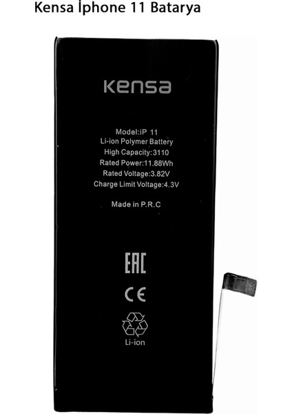 Kensa Iphone 11 Batarya Pil