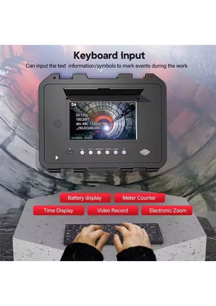 Su Tesisatı, Boru ve Mağara Kontrol Kamerası – 360° Gözlem, 40MT Kablo modelleri