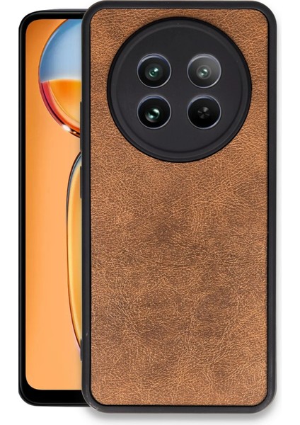 Realme 12 5g Kılıf Aras Deri Kapak - Taba Svlrs