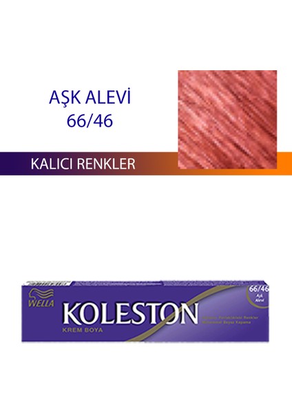 Single Tüp Boya Saç Boyası Aşk Alevı 66/46