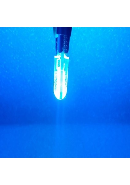 ( 2 x Adet ) 1 Takım Professıonal T10 LED Ice Blue T10 LED Dipsiz Ampul 12 Smd Chıp Seri Buz Mavi