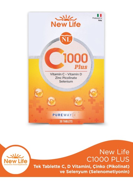 New Life C 1000 Plus 30 Tablet