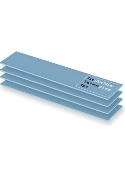 Tp-3 Üstün Performanslı Termal Ped 120X20MM / 0.5mm (4'lü PAKET)(AR-ACTPD00055A)