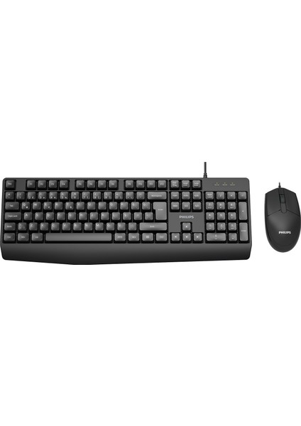SPT6237 Kablolu Türkçe Q Klavye ve Mouse Seti Siyah