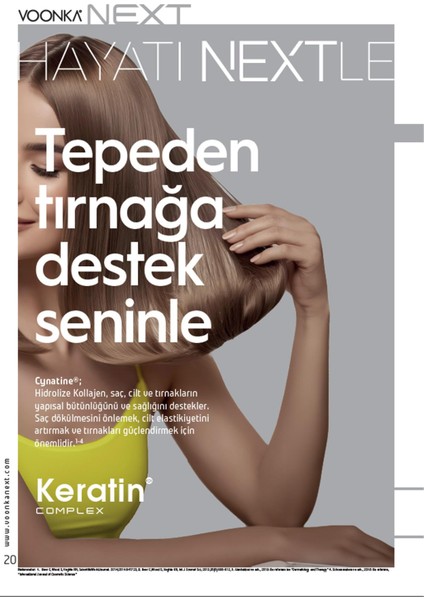 Voonka Next Keratin Complex 60 Tablet 2 Adet