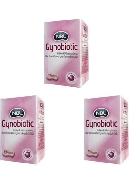 Nbl Gynobiotic 10 Kapsül 3 Adet