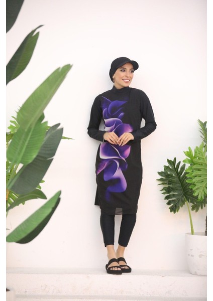 Horizon Desen Tasarım Tesettür Ikili Mayo Takım fiyatları