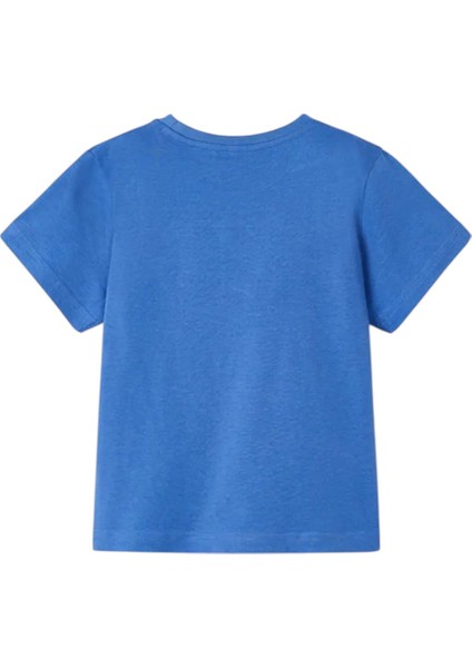 Erkek Çocuk Baskılı Tişört Mavi 3018 fiyatları