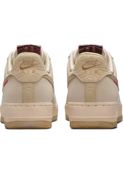Air Force 1 '07 Lx Leather Unisex Sneaker Hakiki Deri Günlük Spor Ayakkabı Krem fırsatları