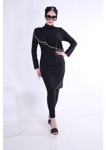 Kadın Allerli Mayo Takım - Siyah fiyatları