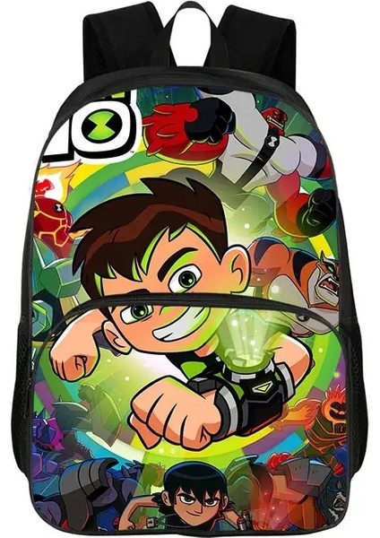 Suya Dalı Ben 10 Grafik Sırt Çantası Erkek Kızlar Okula Dönüş Kitap Çantası, Çocuklar Gündelik Day Renk Renk: 5 (Yurt Dışından)
