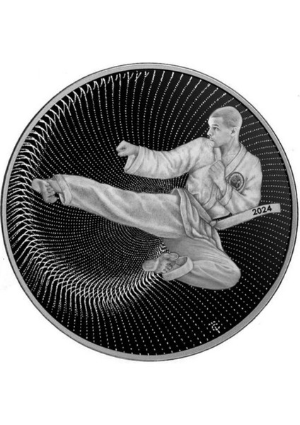 Agakulche Dövüş Sanatları Gümüş Sikke Coin